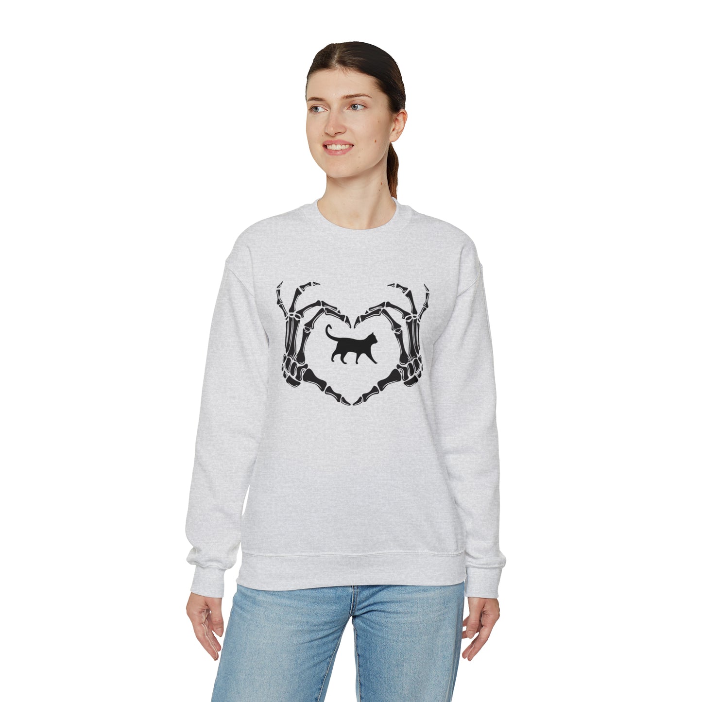 Halloween Love Cats Heavy Blend™ Crewneck Sweatshirt