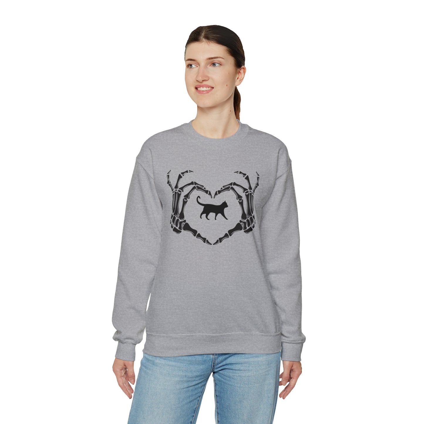 Halloween Love Cats Heavy Blend™ Crewneck Sweatshirt