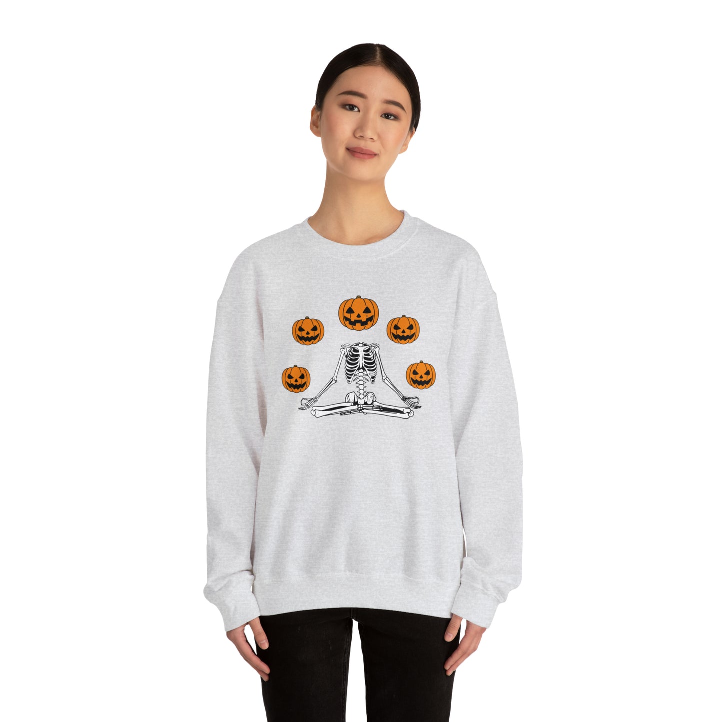 Halloween Meditation Unisex Heavy Blend™ Crewneck Sweatshirt