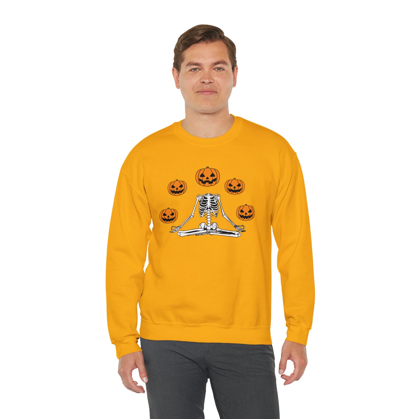 Halloween Meditation Unisex Heavy Blend™ Crewneck Sweatshirt