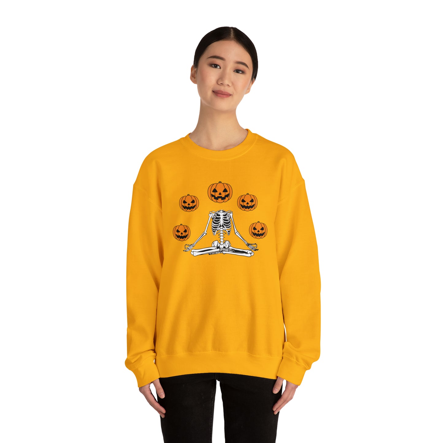 Halloween Meditation Unisex Heavy Blend™ Crewneck Sweatshirt