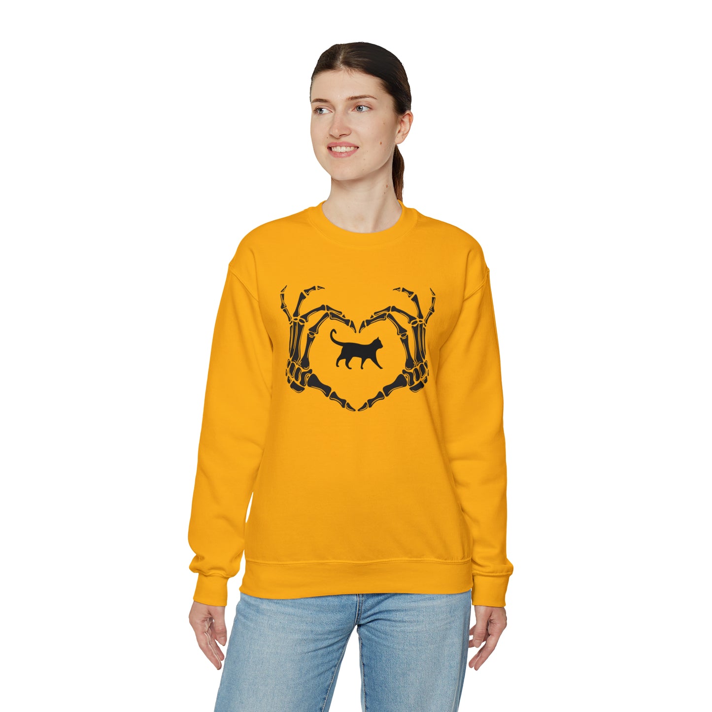 Halloween Love Cats Heavy Blend™ Crewneck Sweatshirt