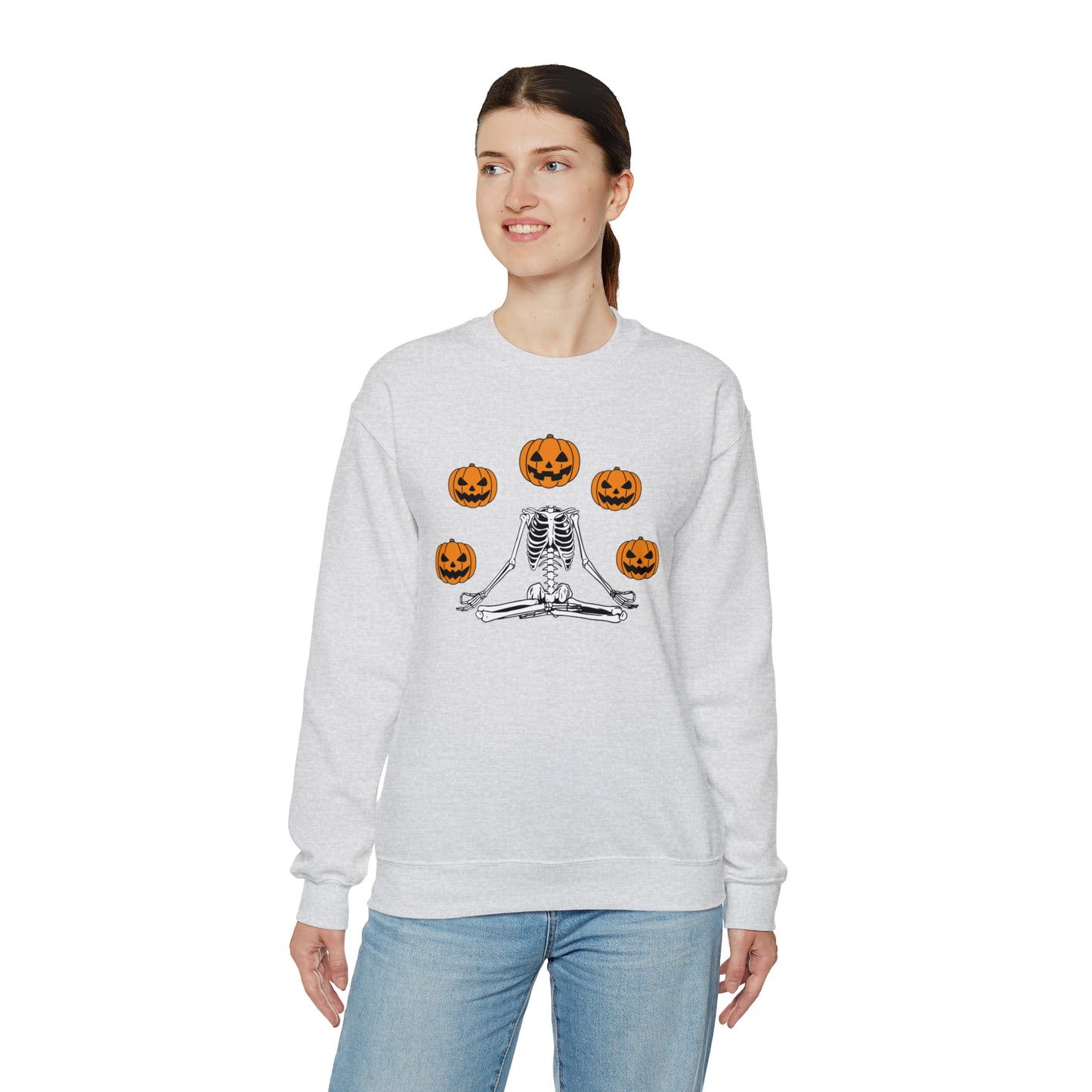 Halloween Meditation Unisex Heavy Blend™ Crewneck Sweatshirt