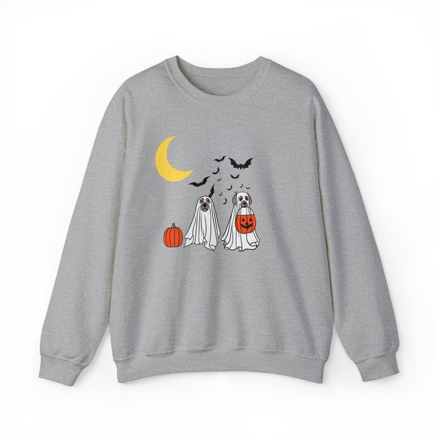 Halloween Ghost Pups Heavy Blend™ Crewneck Sweatshirt