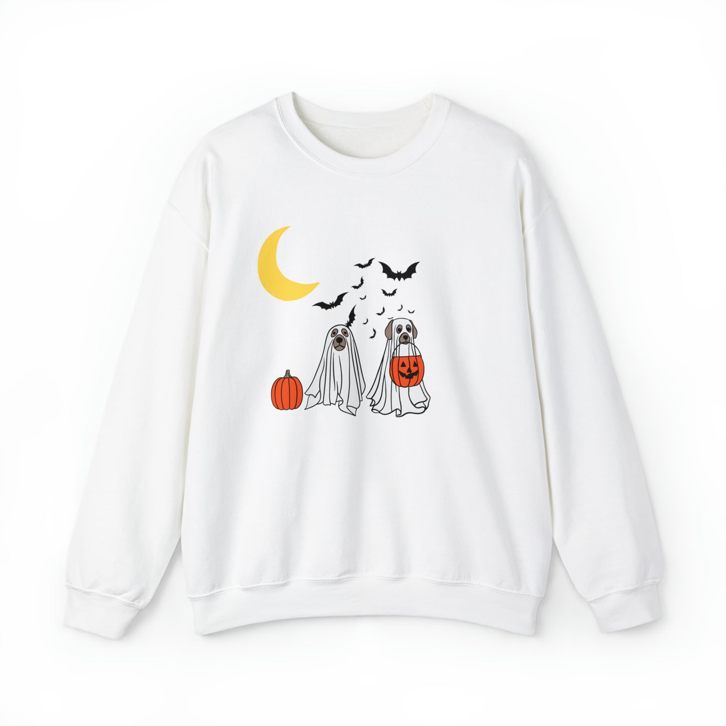 Halloween Ghost Pups Heavy Blend™ Crewneck Sweatshirt