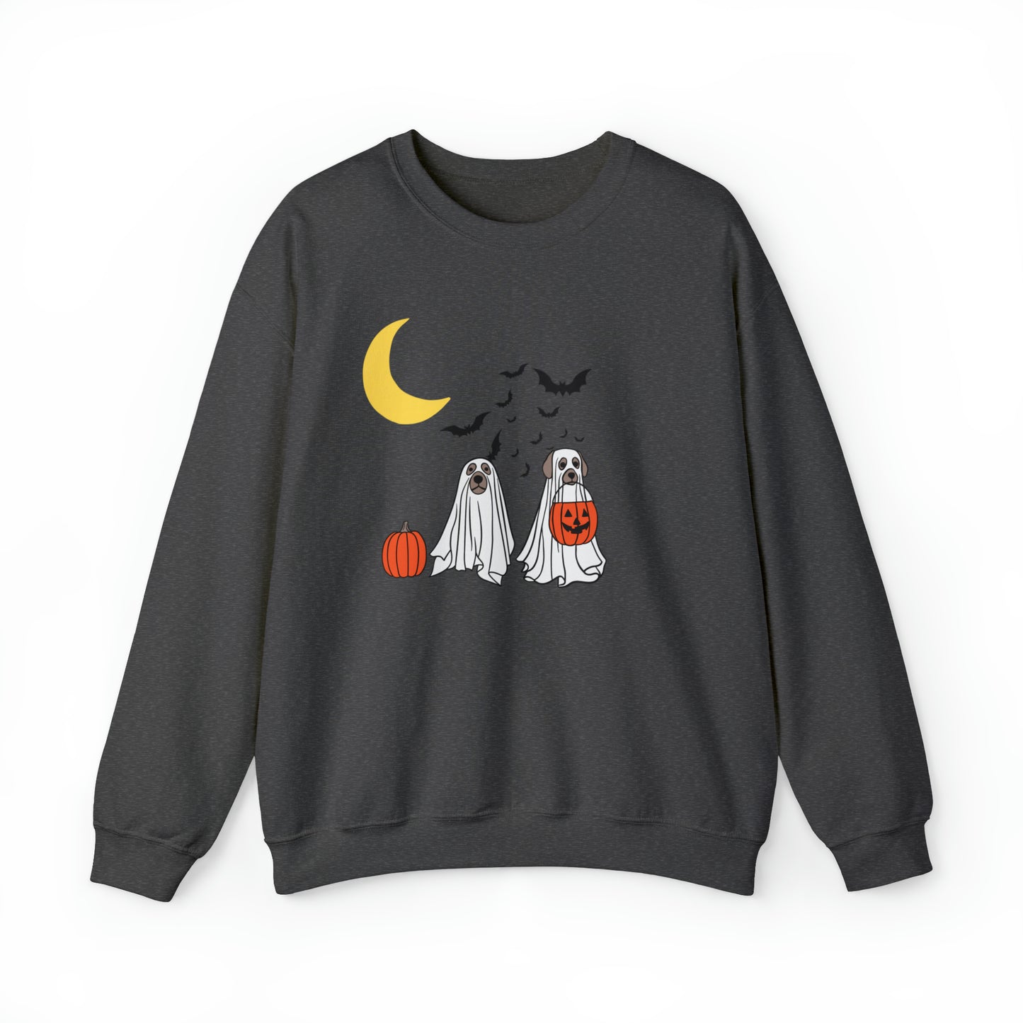 Halloween Ghost Pups Heavy Blend™ Crewneck Sweatshirt