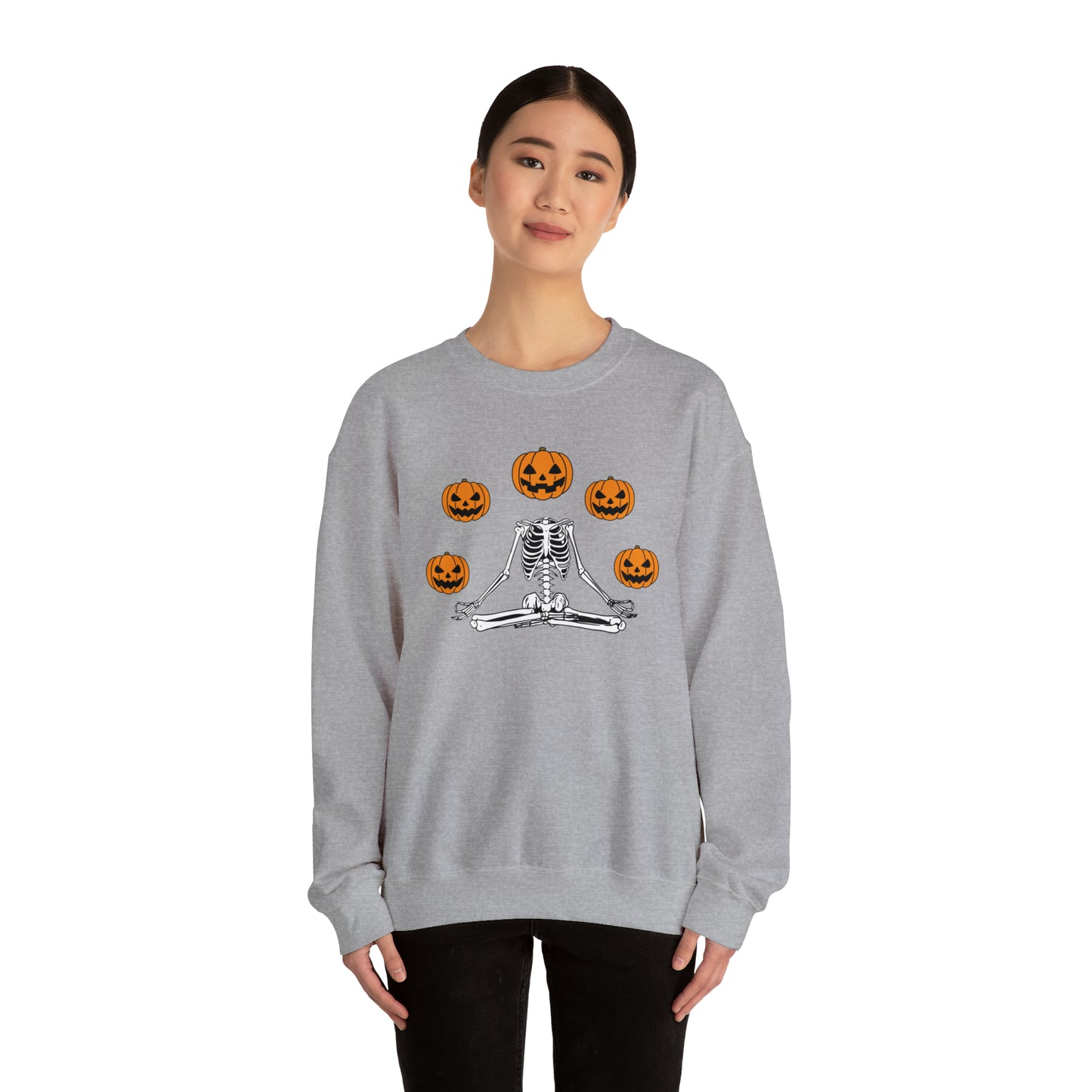 Halloween Meditation Unisex Heavy Blend™ Crewneck Sweatshirt