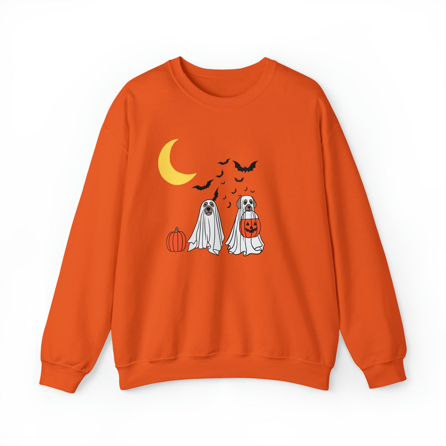 Halloween Ghost Pups Heavy Blend™ Crewneck Sweatshirt