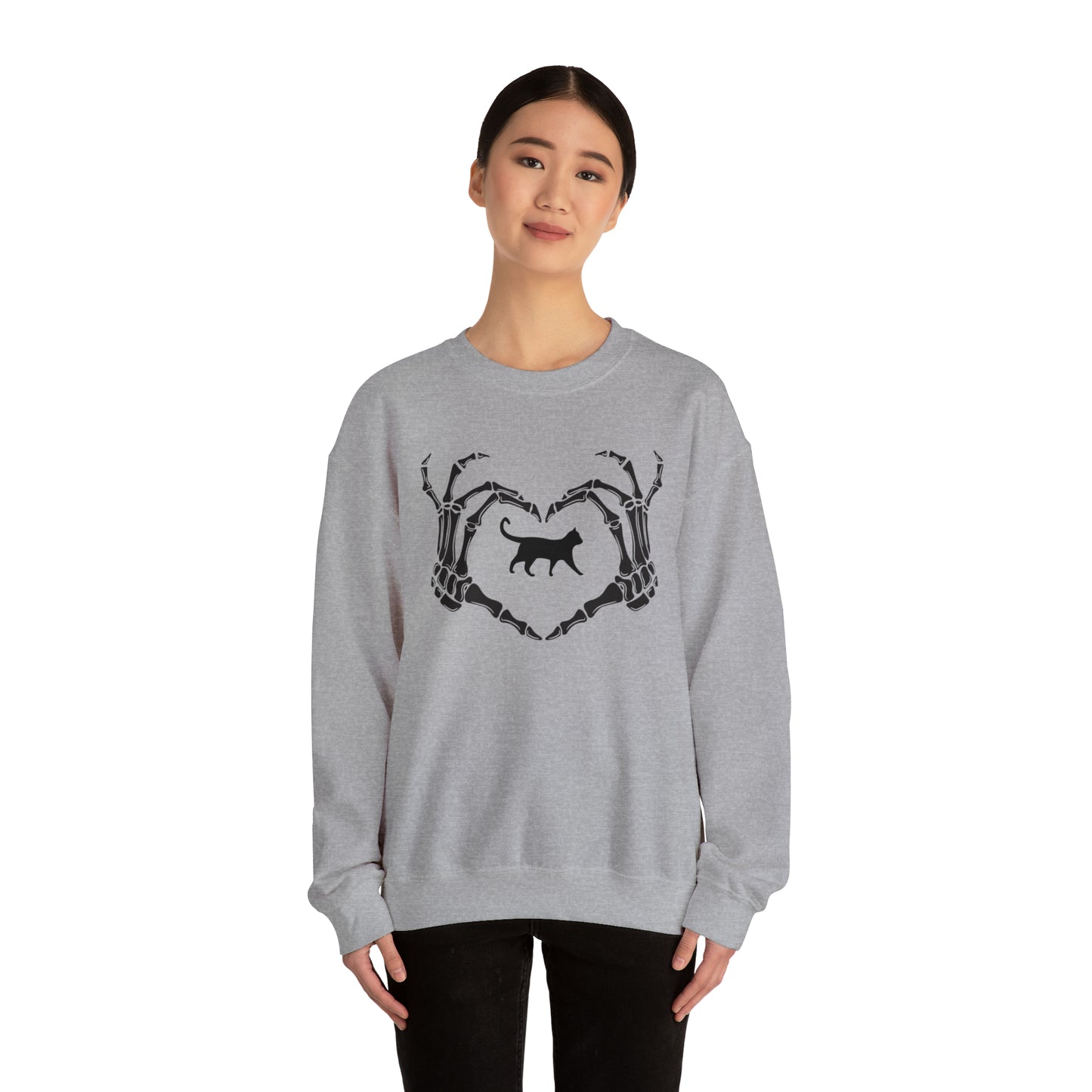 Halloween Love Cats Heavy Blend™ Crewneck Sweatshirt