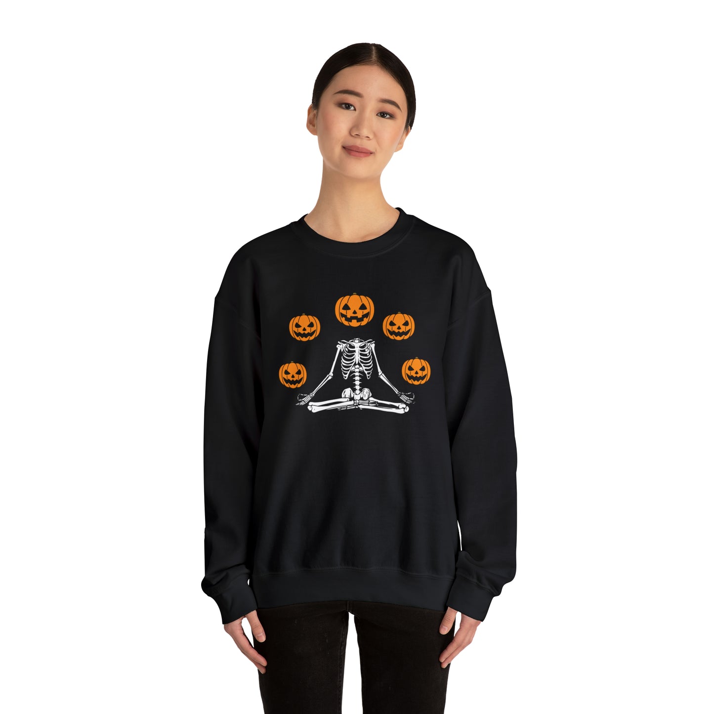 Halloween Meditation Unisex Heavy Blend™ Crewneck Sweatshirt