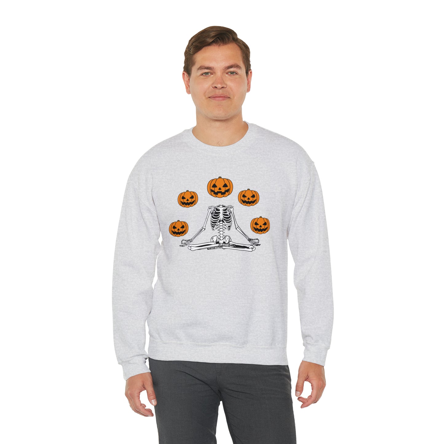 Halloween Meditation Unisex Heavy Blend™ Crewneck Sweatshirt