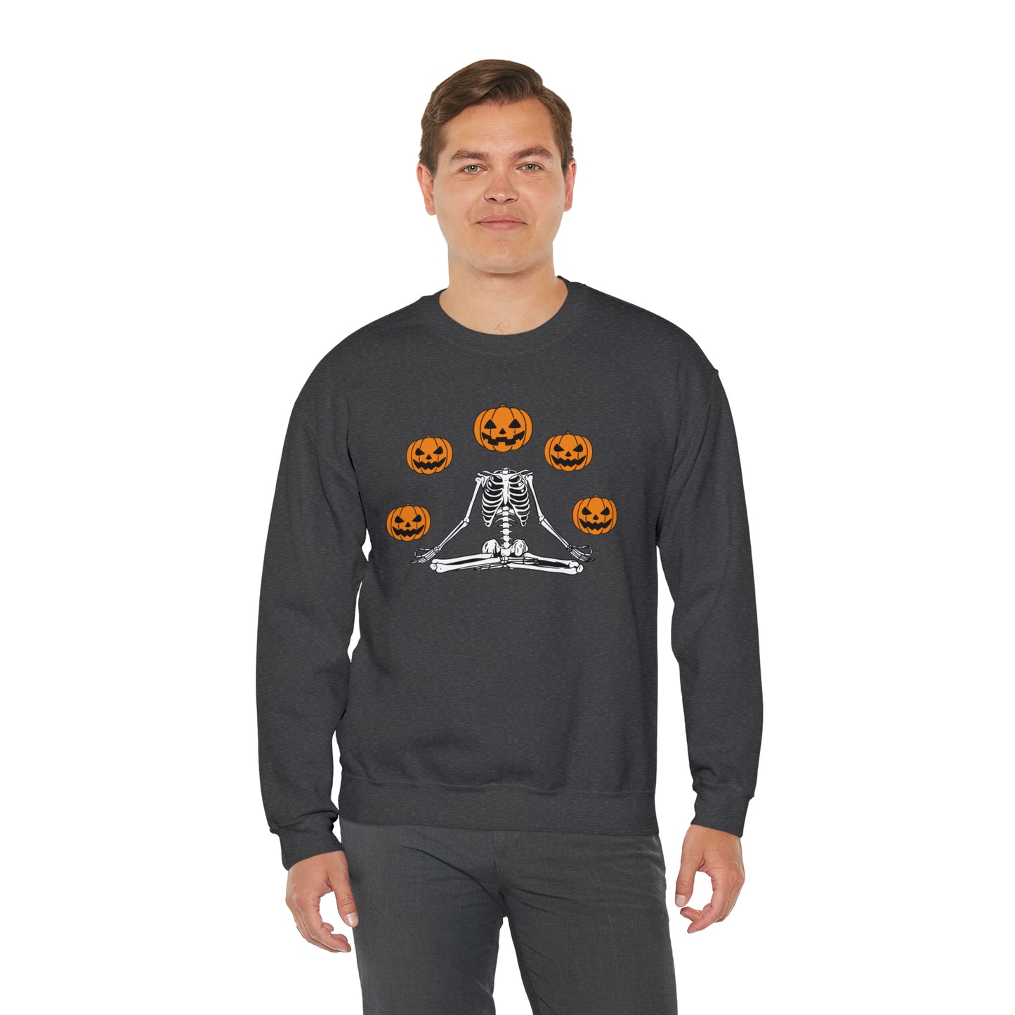 Halloween Meditation Unisex Heavy Blend™ Crewneck Sweatshirt