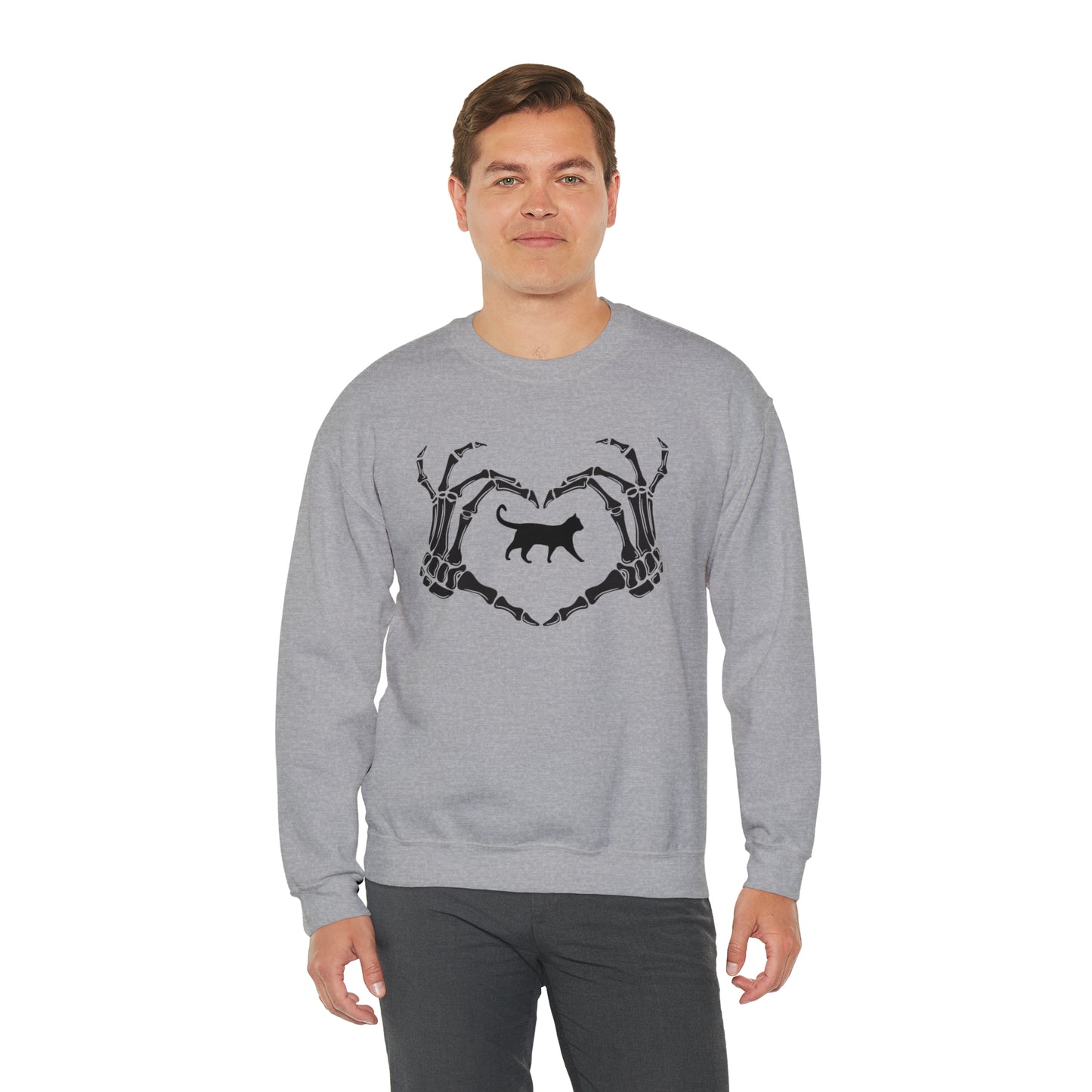 Halloween Love Cats Heavy Blend™ Crewneck Sweatshirt