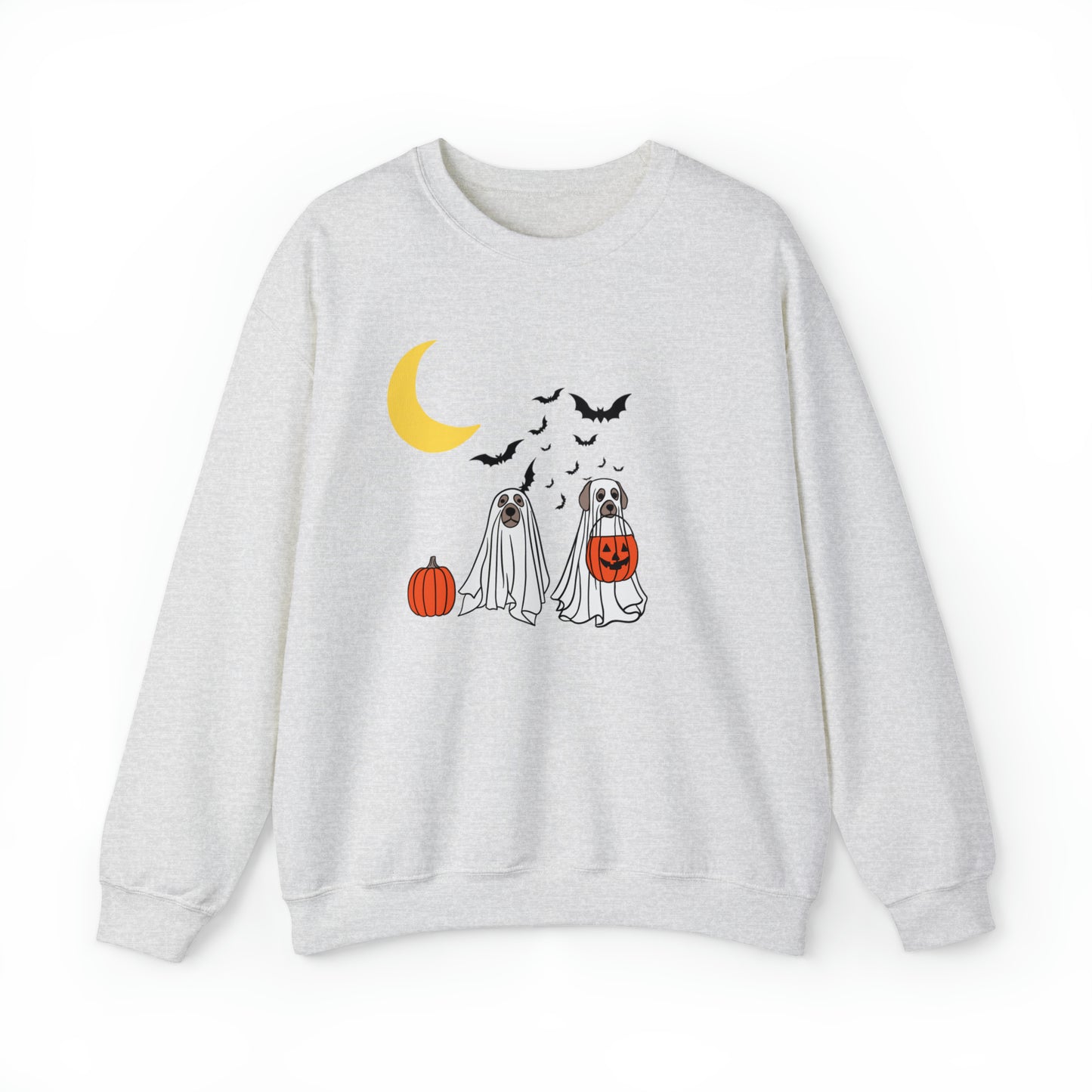 Halloween Ghost Pups Heavy Blend™ Crewneck Sweatshirt