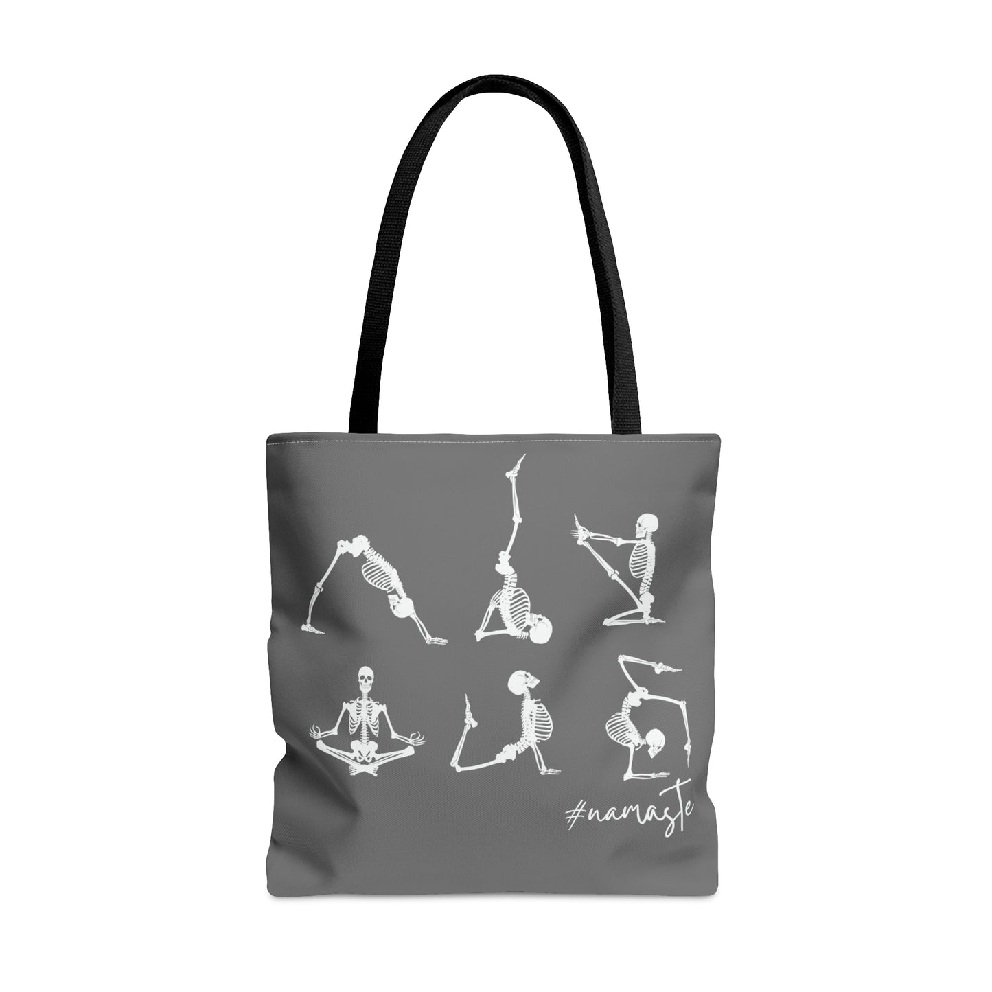 Skeleton Namaste Tote Bag (AOP)