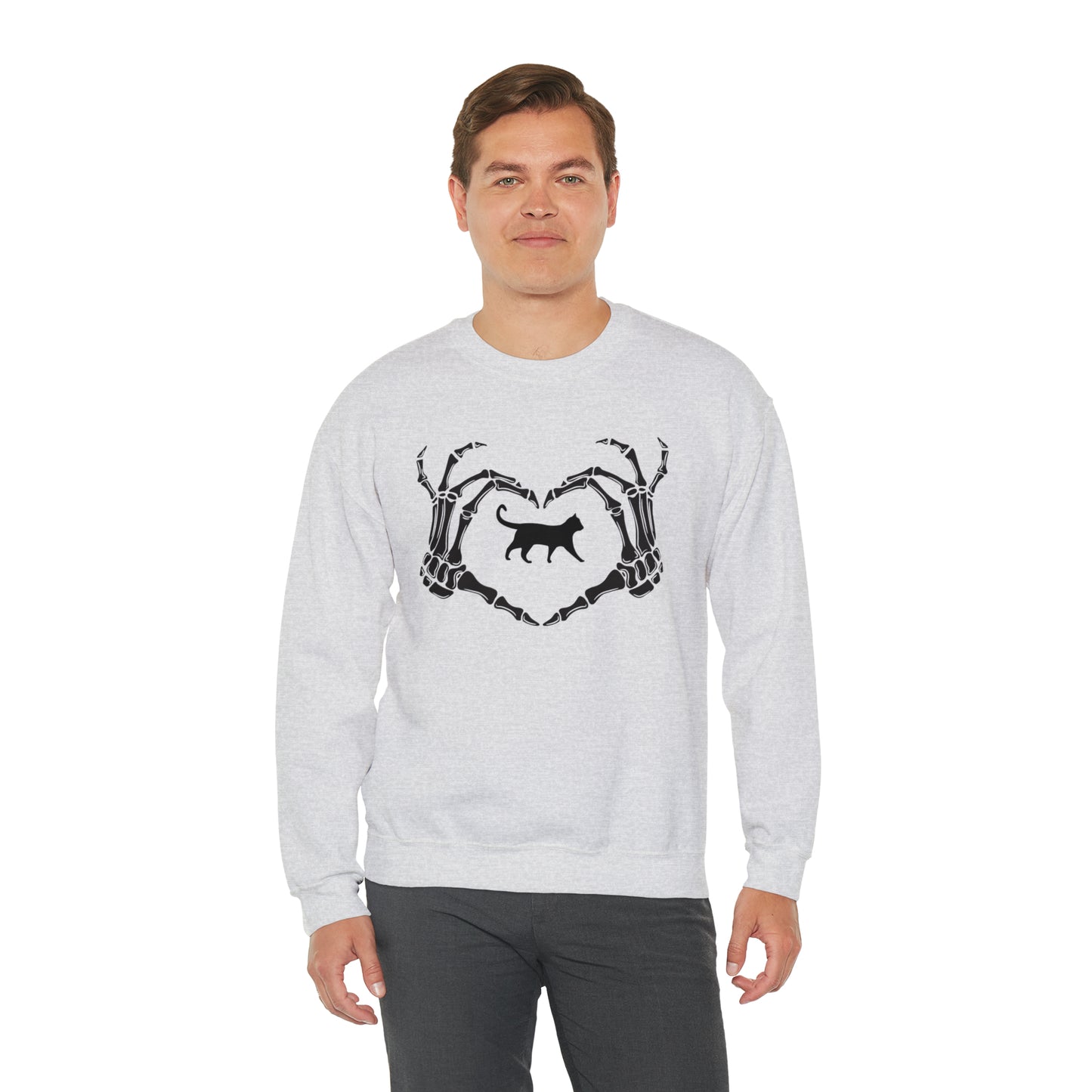 Halloween Love Cats Heavy Blend™ Crewneck Sweatshirt