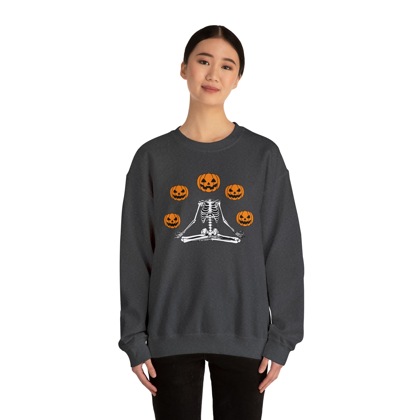 Halloween Meditation Unisex Heavy Blend™ Crewneck Sweatshirt