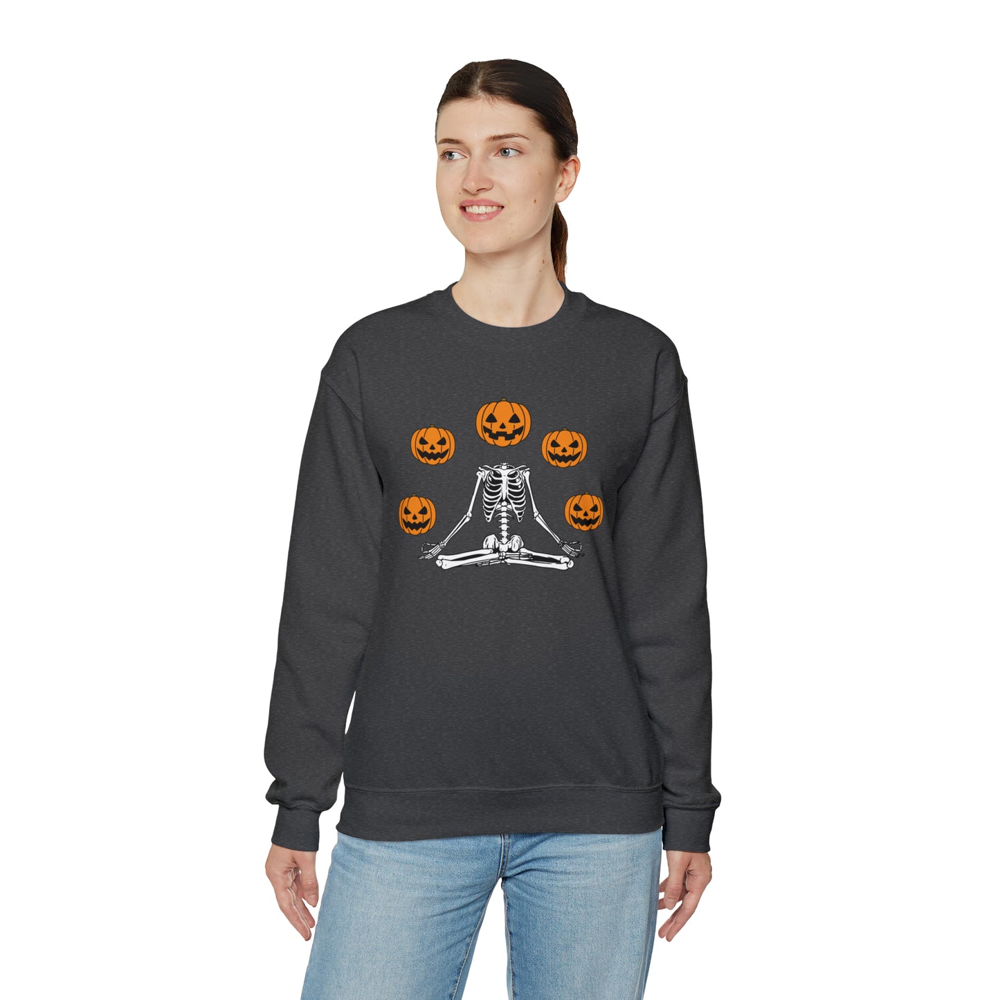 Halloween Meditation Unisex Heavy Blend™ Crewneck Sweatshirt