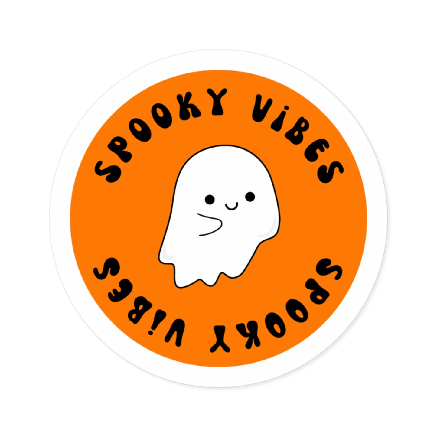 Halloween Round Stickers, Indoor\Outdoor