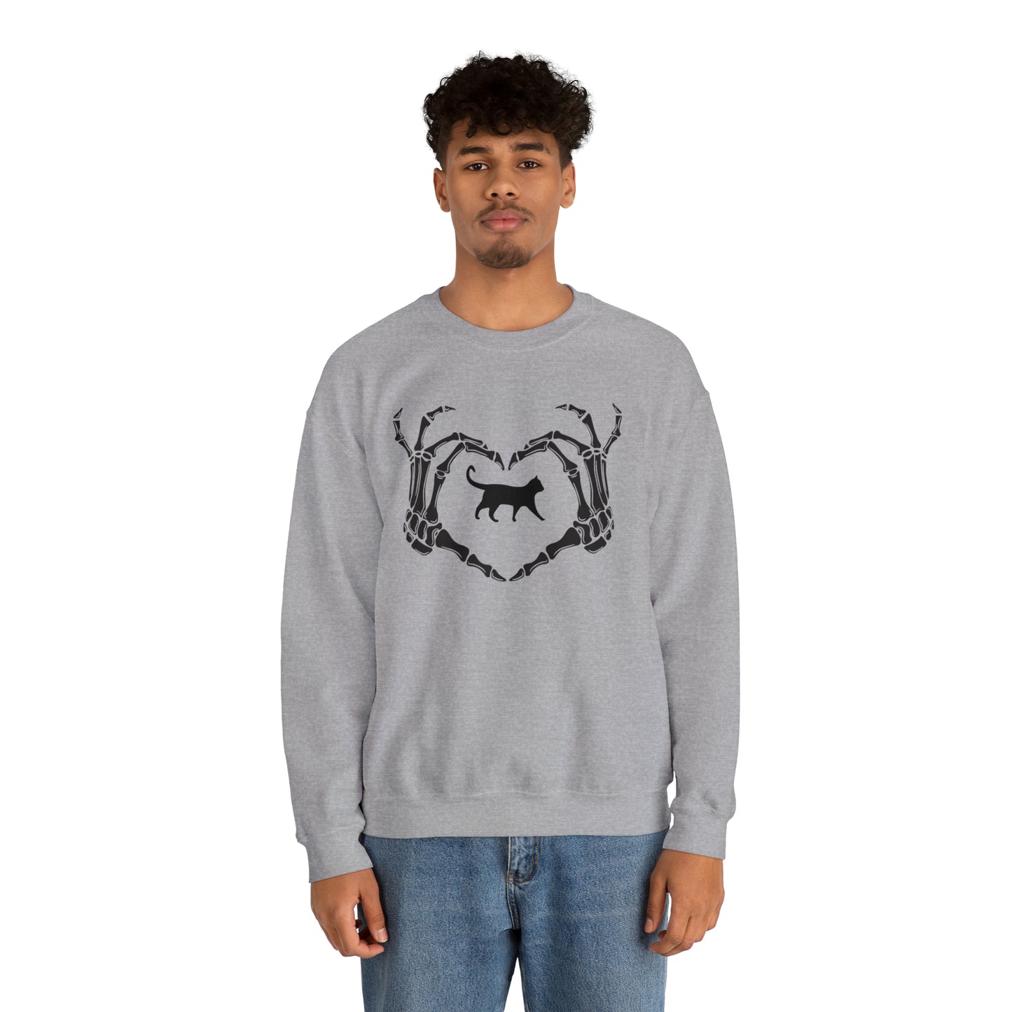 Halloween Love Cats Heavy Blend™ Crewneck Sweatshirt