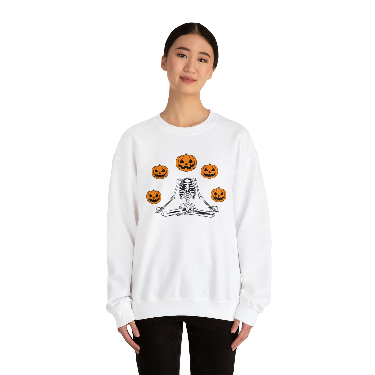 Halloween Meditation Unisex Heavy Blend™ Crewneck Sweatshirt